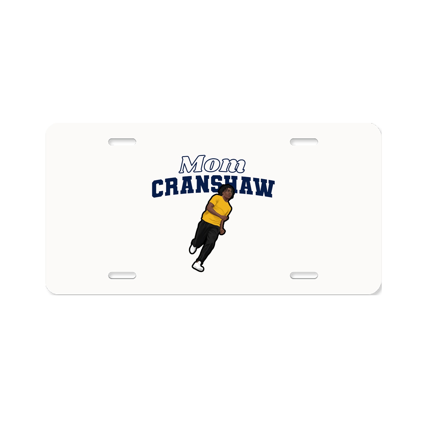 License Plate — Mothers Day Block in Classic