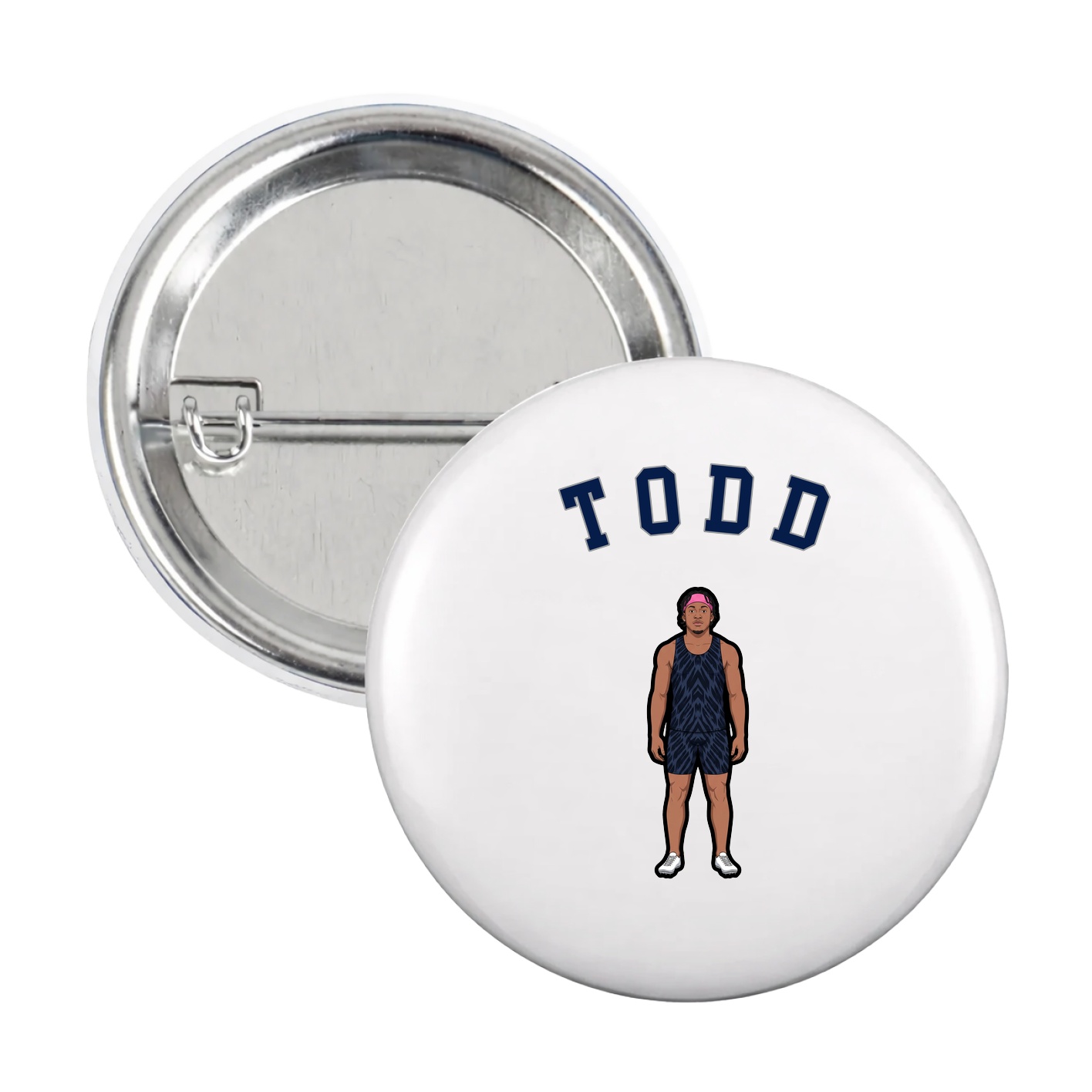 Game Day Button — Shirsey Arch in White