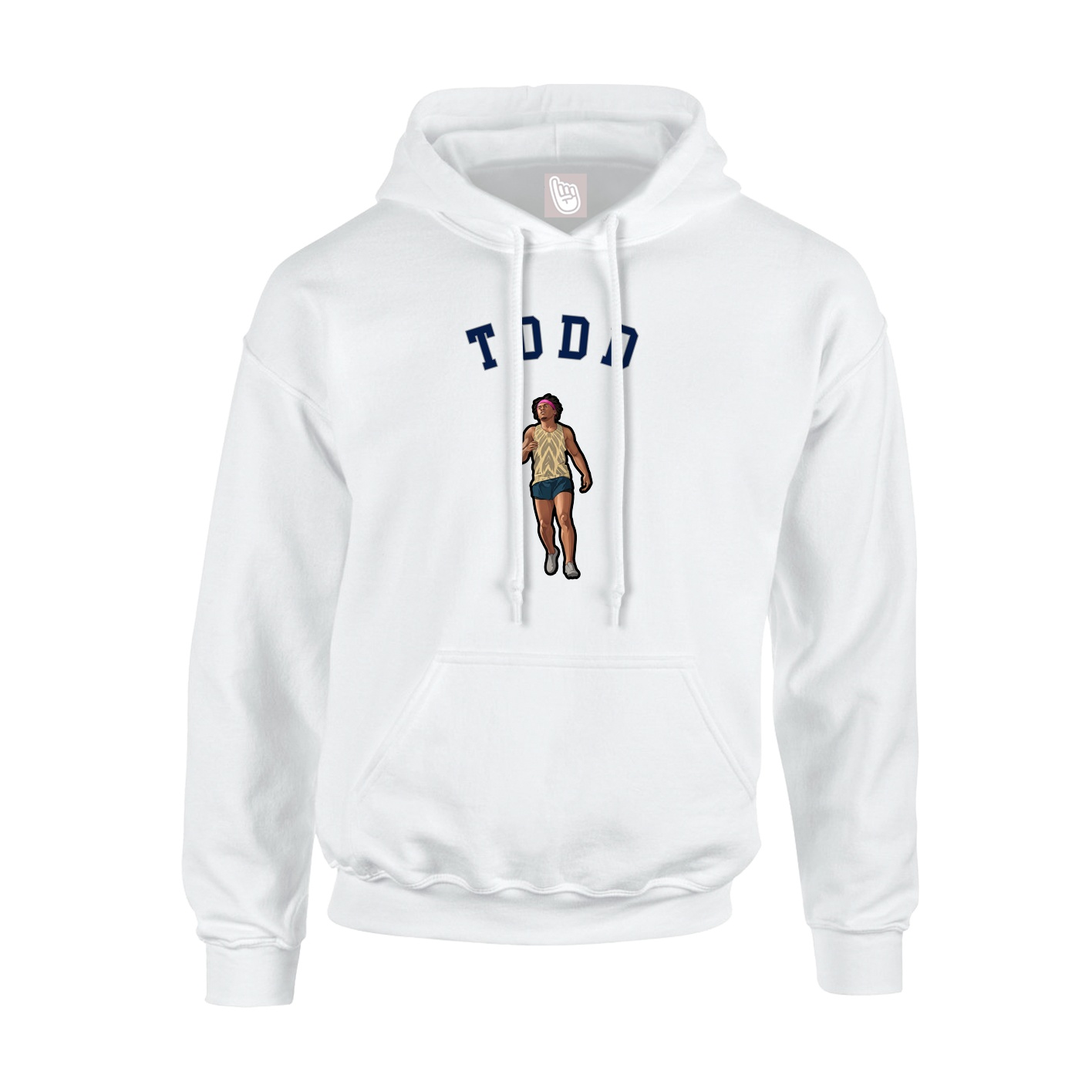 Youth Hoodie — Shirsey Arch in White