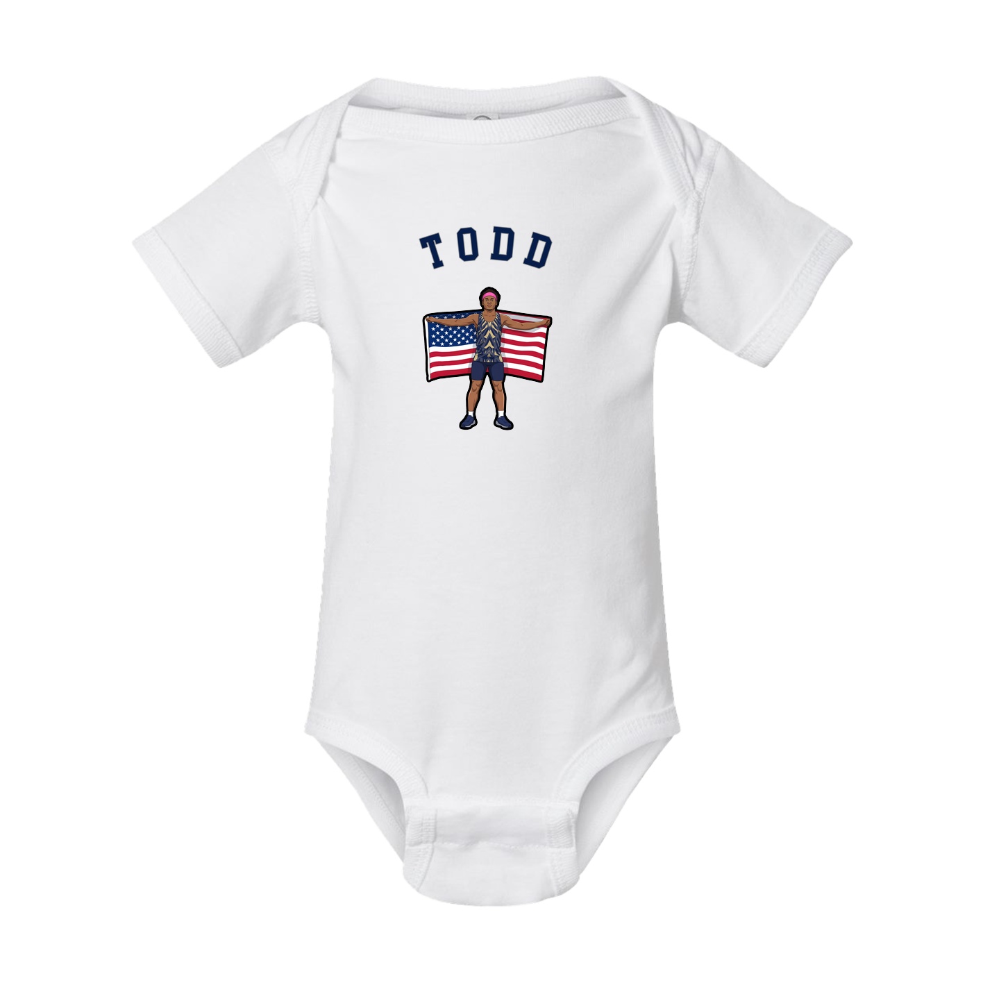Baby Onesie — Shirsey Arch in White