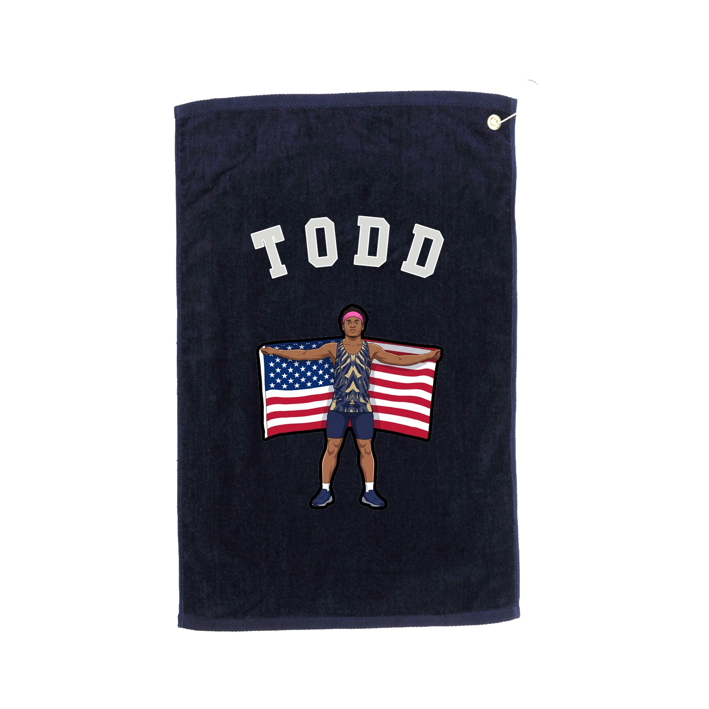 Golf Towel — Shirsey Arch in Navy