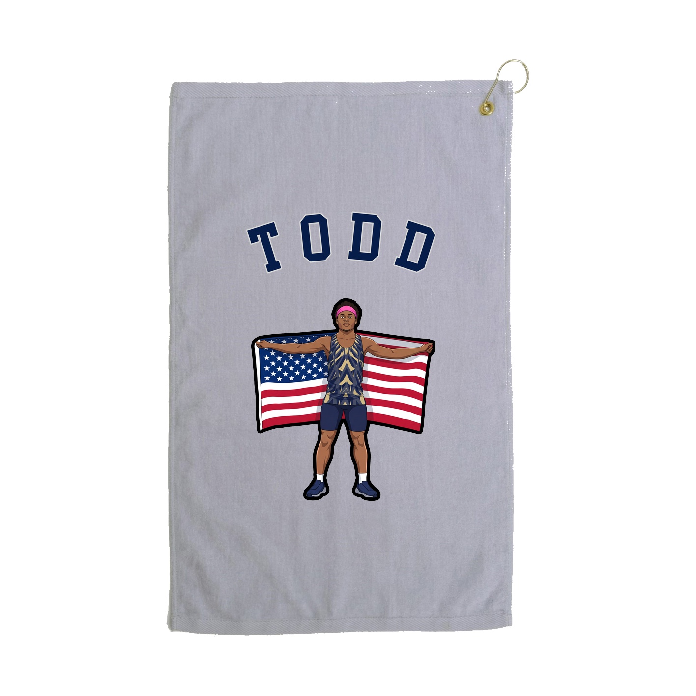 Golf Towel — Shirsey Arch in Grey