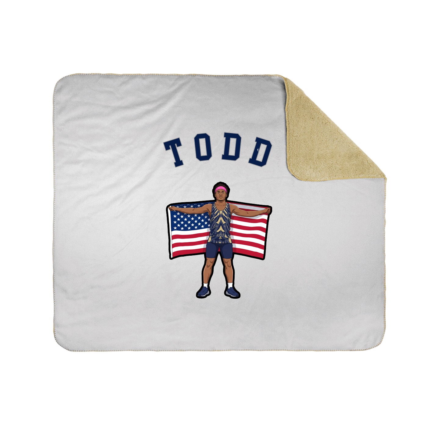 Throw Blanket — Shirsey Arch in White