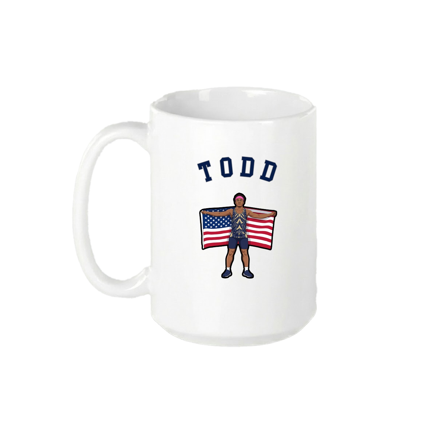 15oz Coffee Mug — Shirsey Arch in White