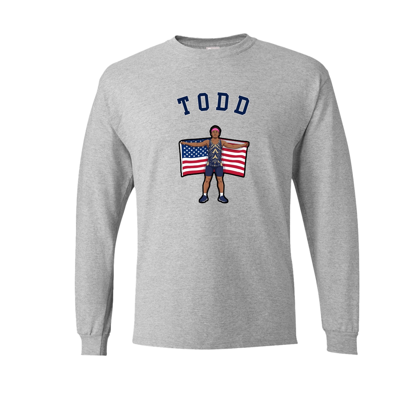Long Sleeve Tee — Shirsey Arch in Grey