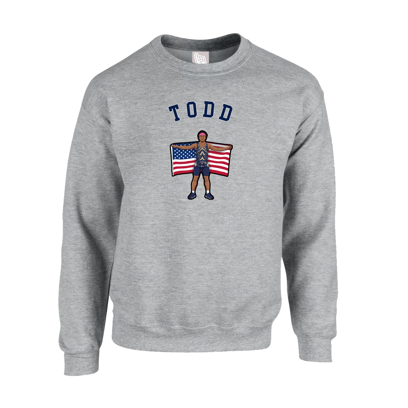 Fleece Crew — Shirsey Arch in Grey