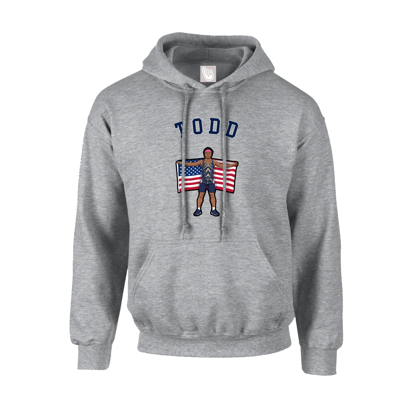 Youth Hoodie — Shirsey Arch in Grey