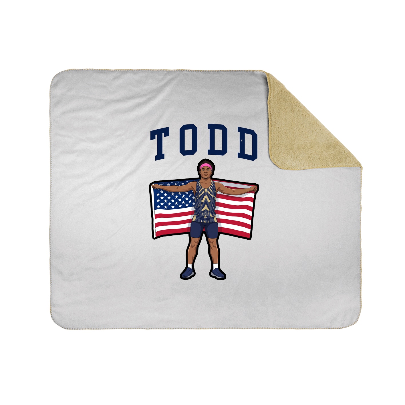 Throw Blanket — Shirsey in White