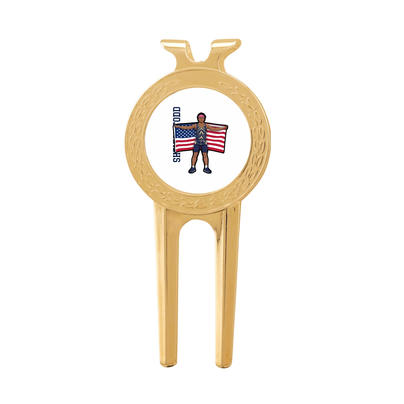 Divot Tool with Ball Marker — Name Vertical in Classic