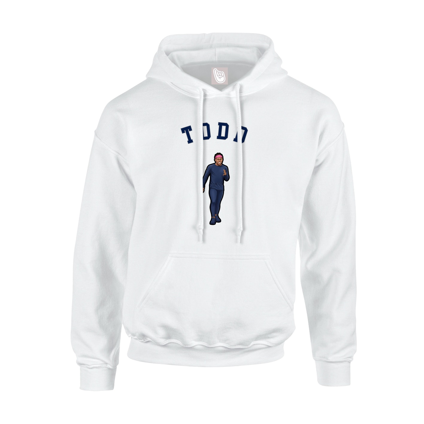 Hoodie — Shirsey Arch in White