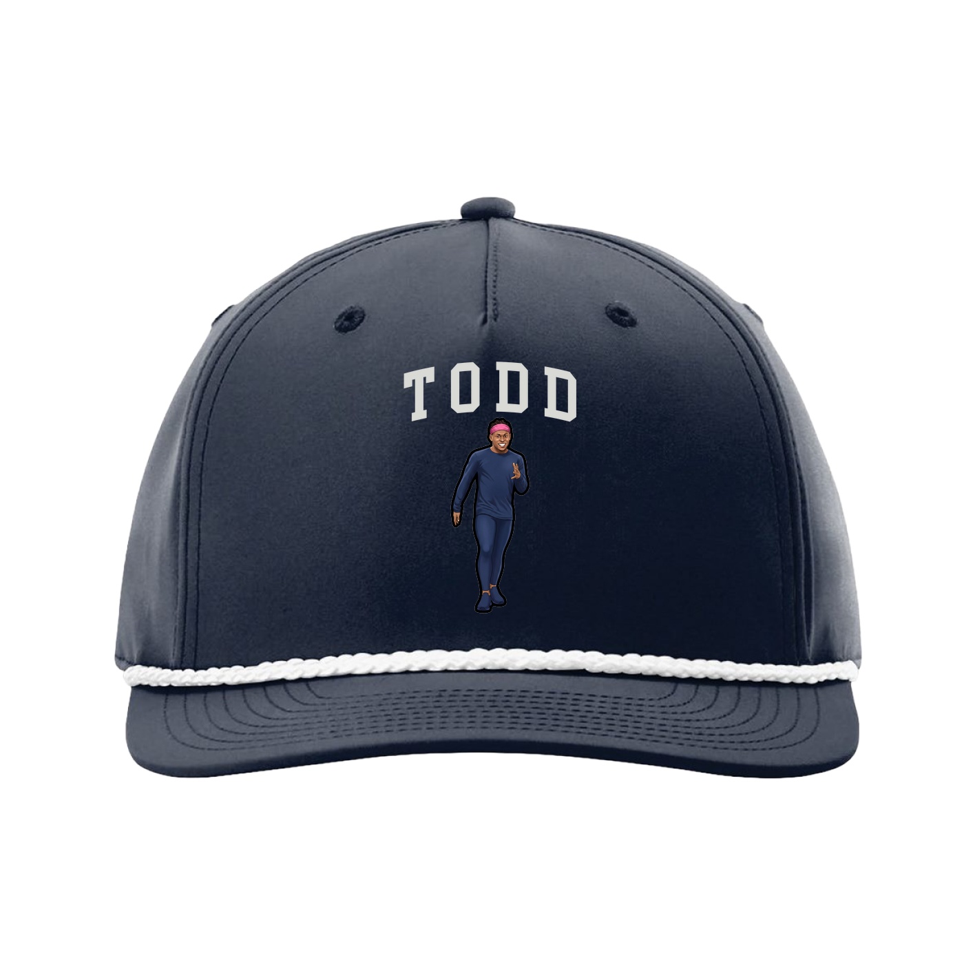 Five-Panel Classic Rope Cap — Shirsey in Navy