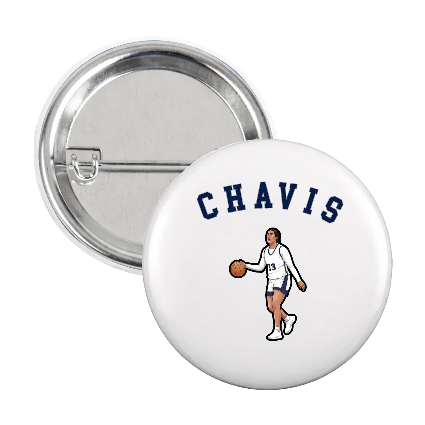 Game Day Button — Shirsey Arch in White