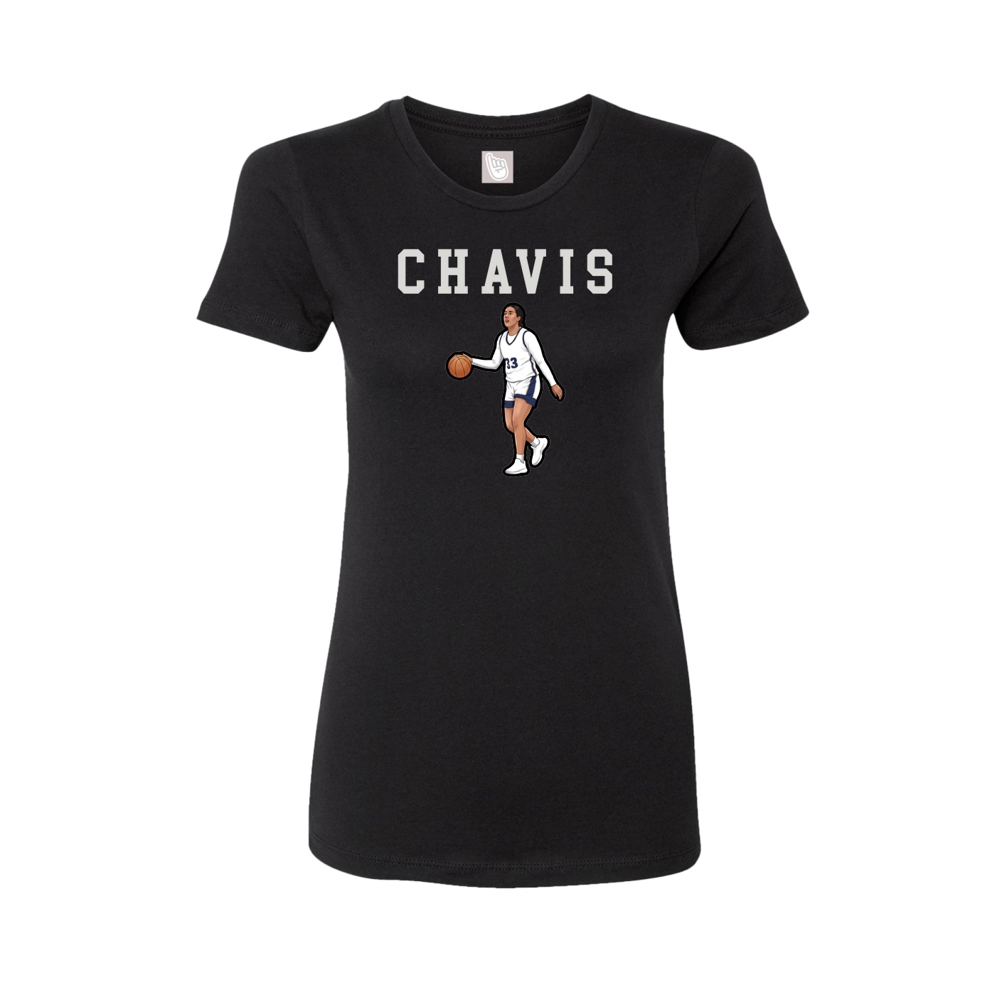 Fitted Women's Tee — Shirsey in Black