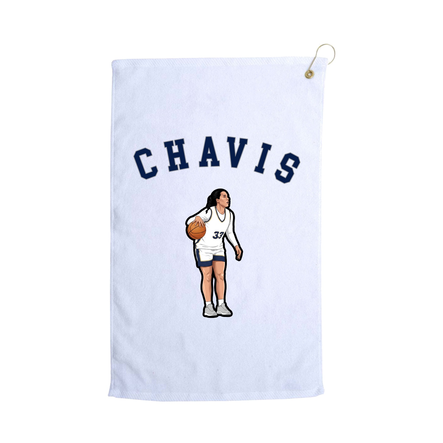 Golf Towel — Shirsey Arch in White