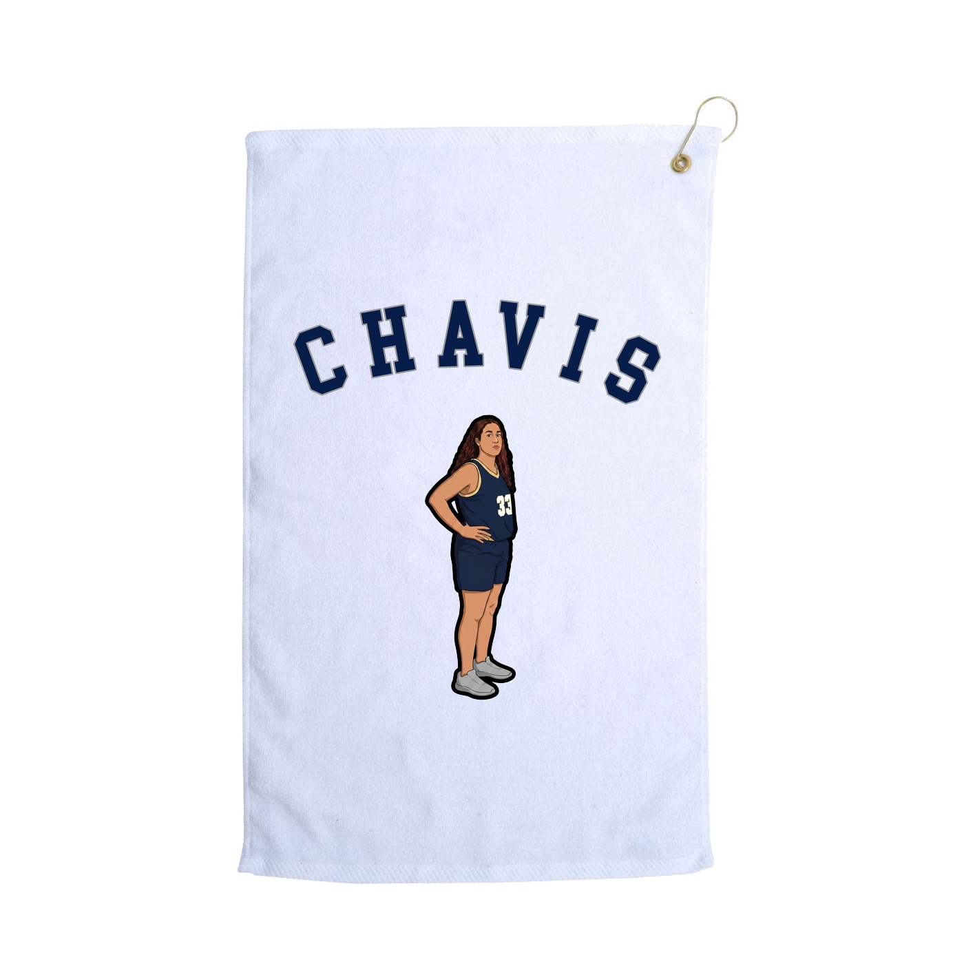 Golf Towel — Shirsey Arch in White