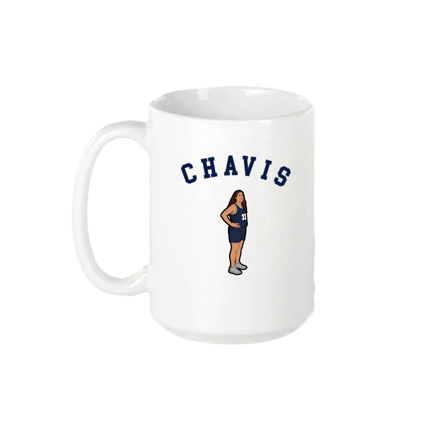 15oz Coffee Mug — Shirsey Arch in White