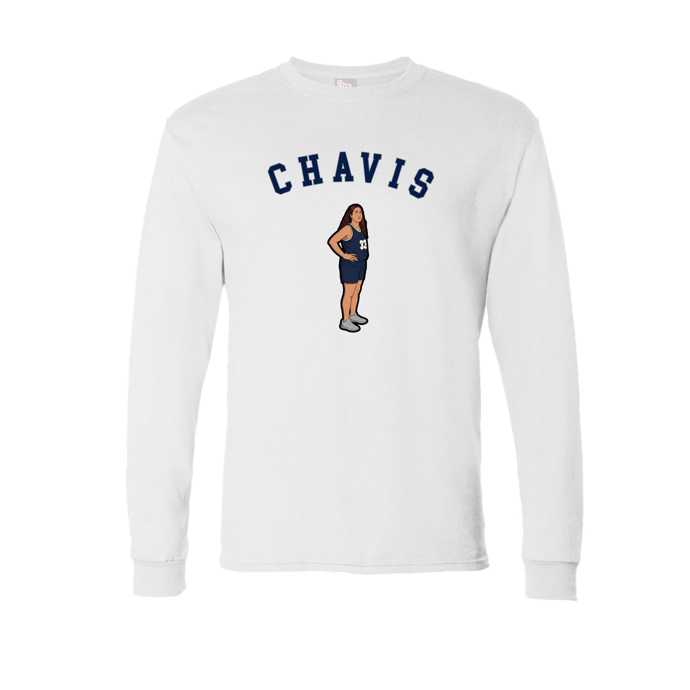 Long Sleeve Tee — Shirsey Arch in White