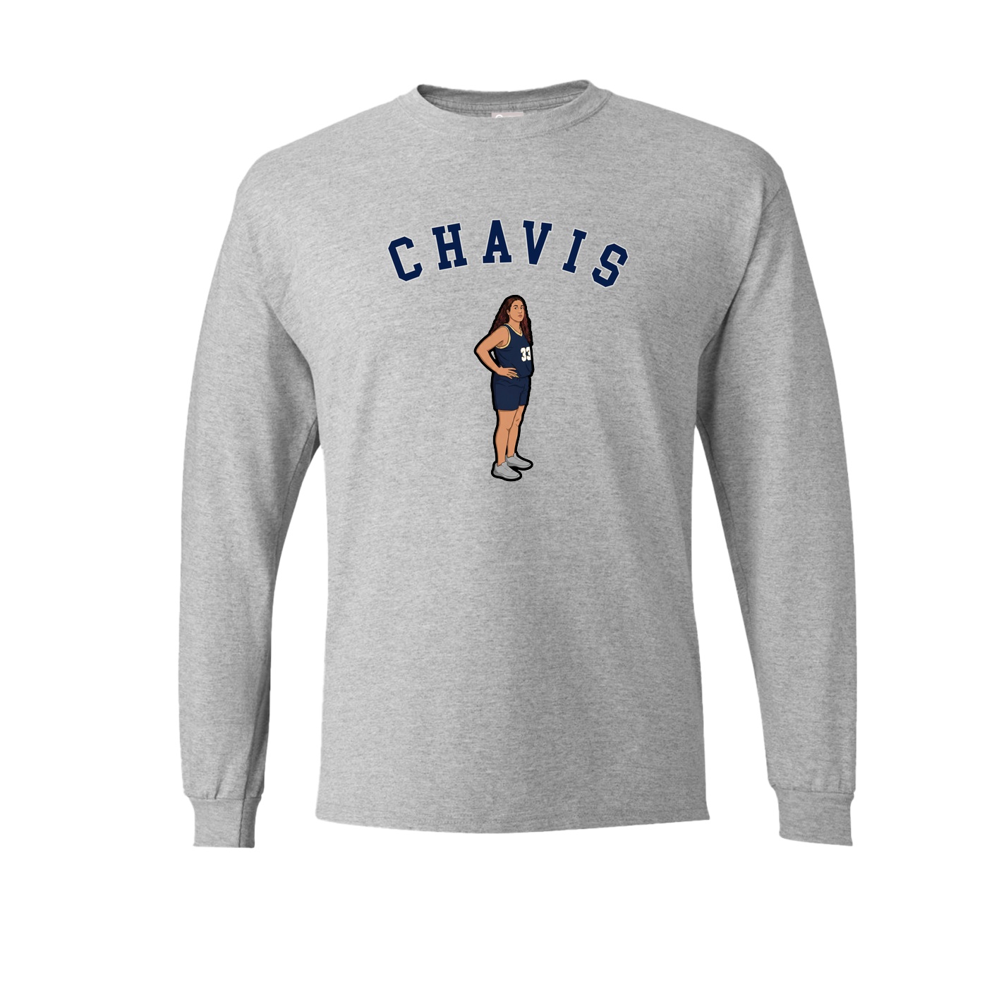 Long Sleeve Tee — Shirsey Arch in Grey