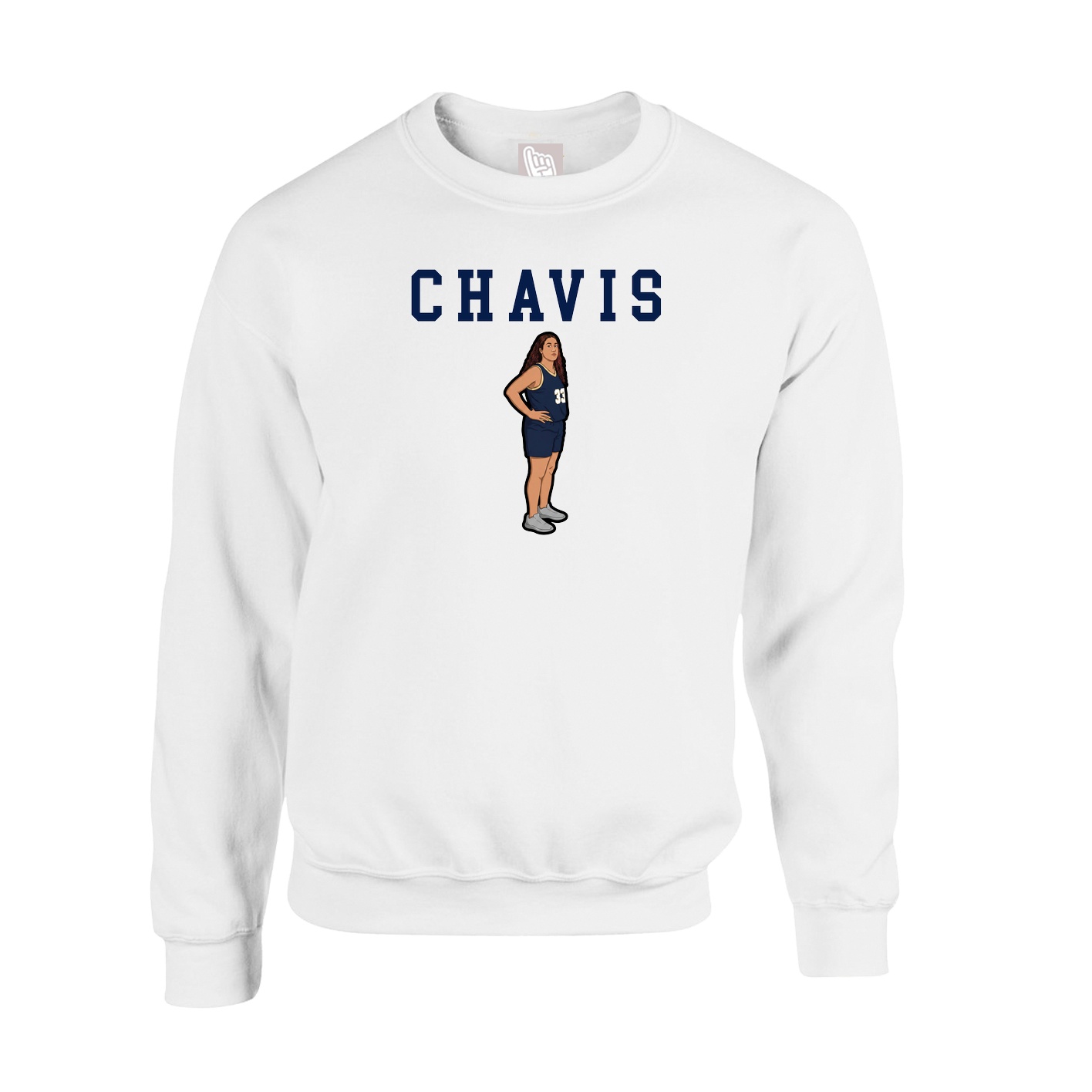 Fleece Crew — Shirsey in White