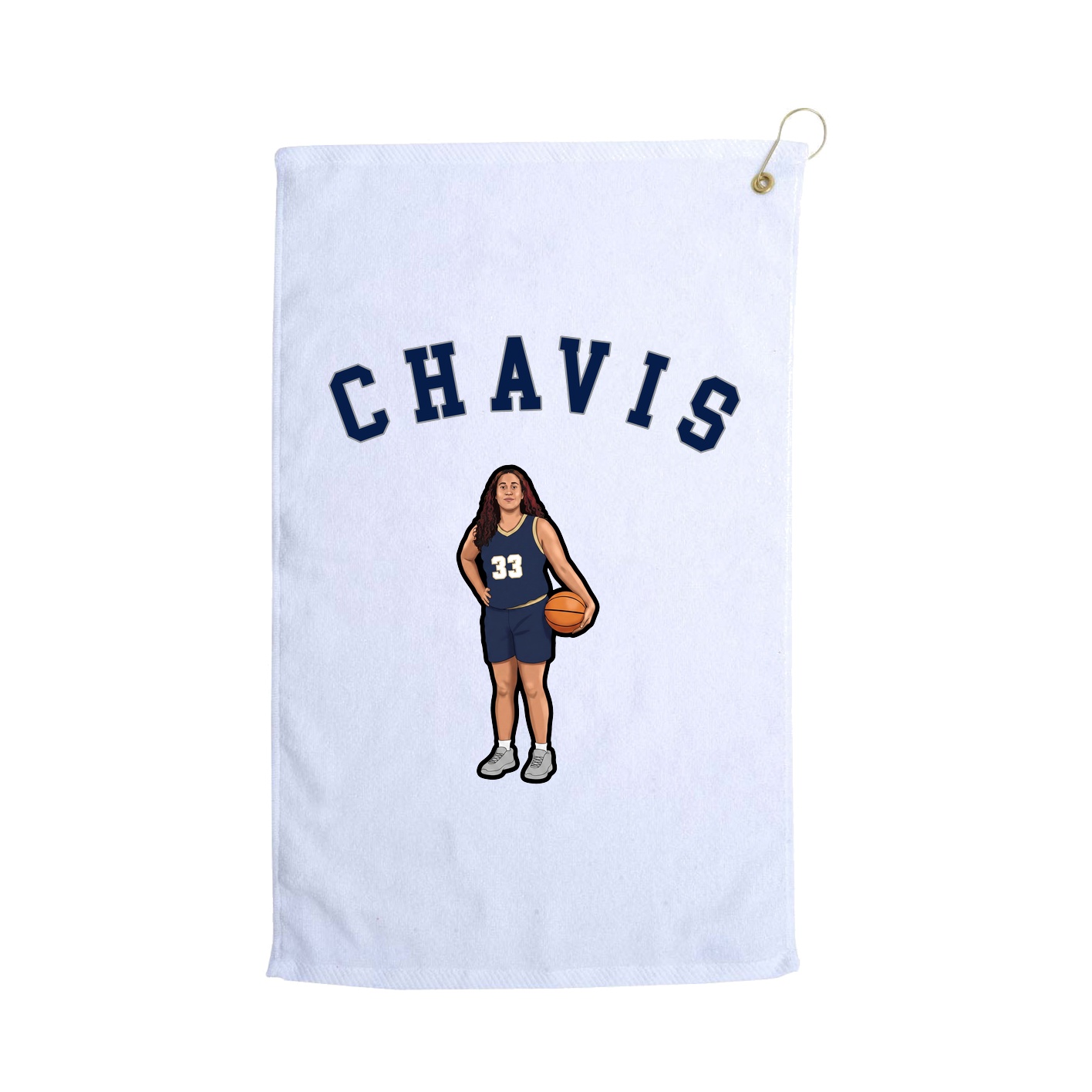 Golf Towel — Shirsey Arch in White