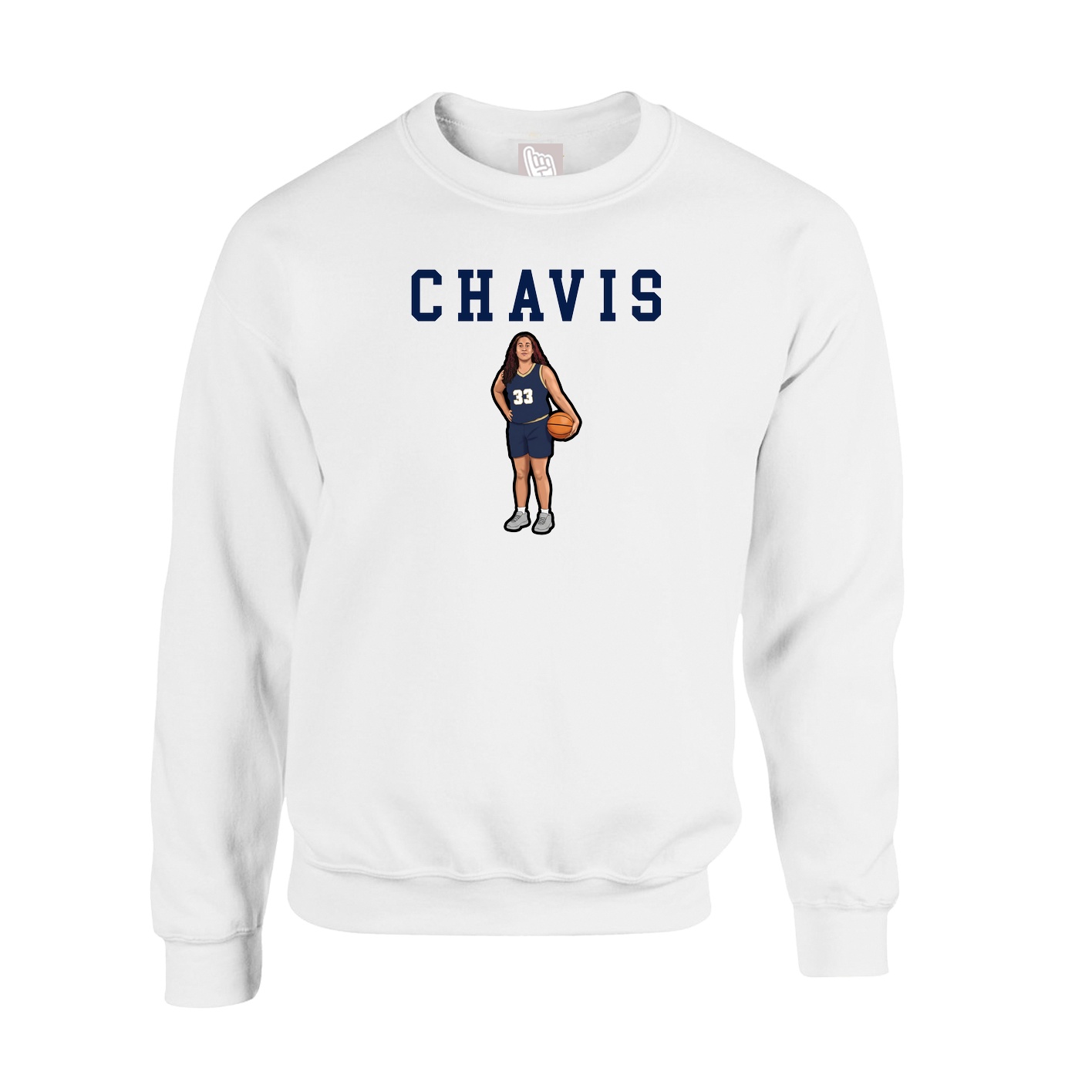 Fleece Crew — Shirsey in White