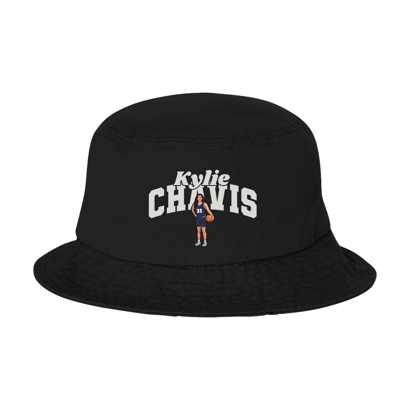 Bucket Cap — Signature Arch in Black