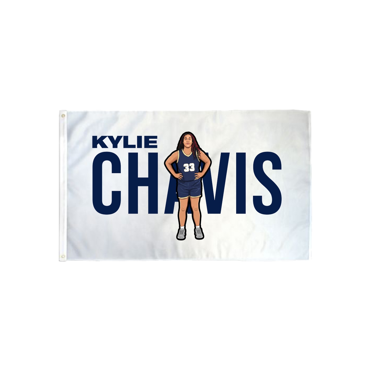 3x5 Flag — Player Name in Classic