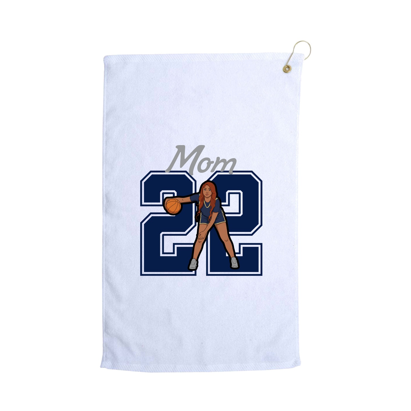 Golf Towel — Mothers Day Shirsey in White