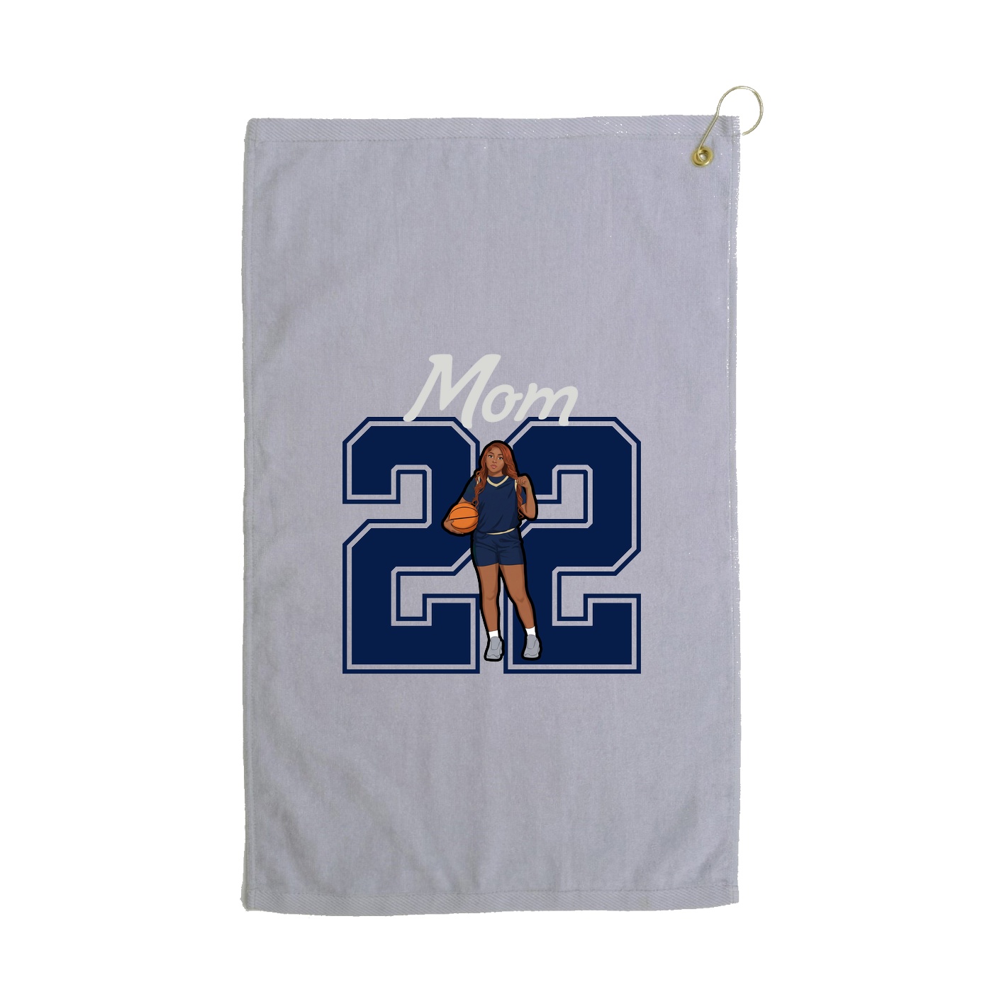 Golf Towel — Mothers Day Shirsey in Grey