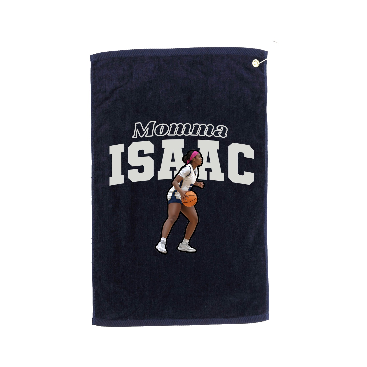 Golf Towel — Mothers Day Block in Navy
