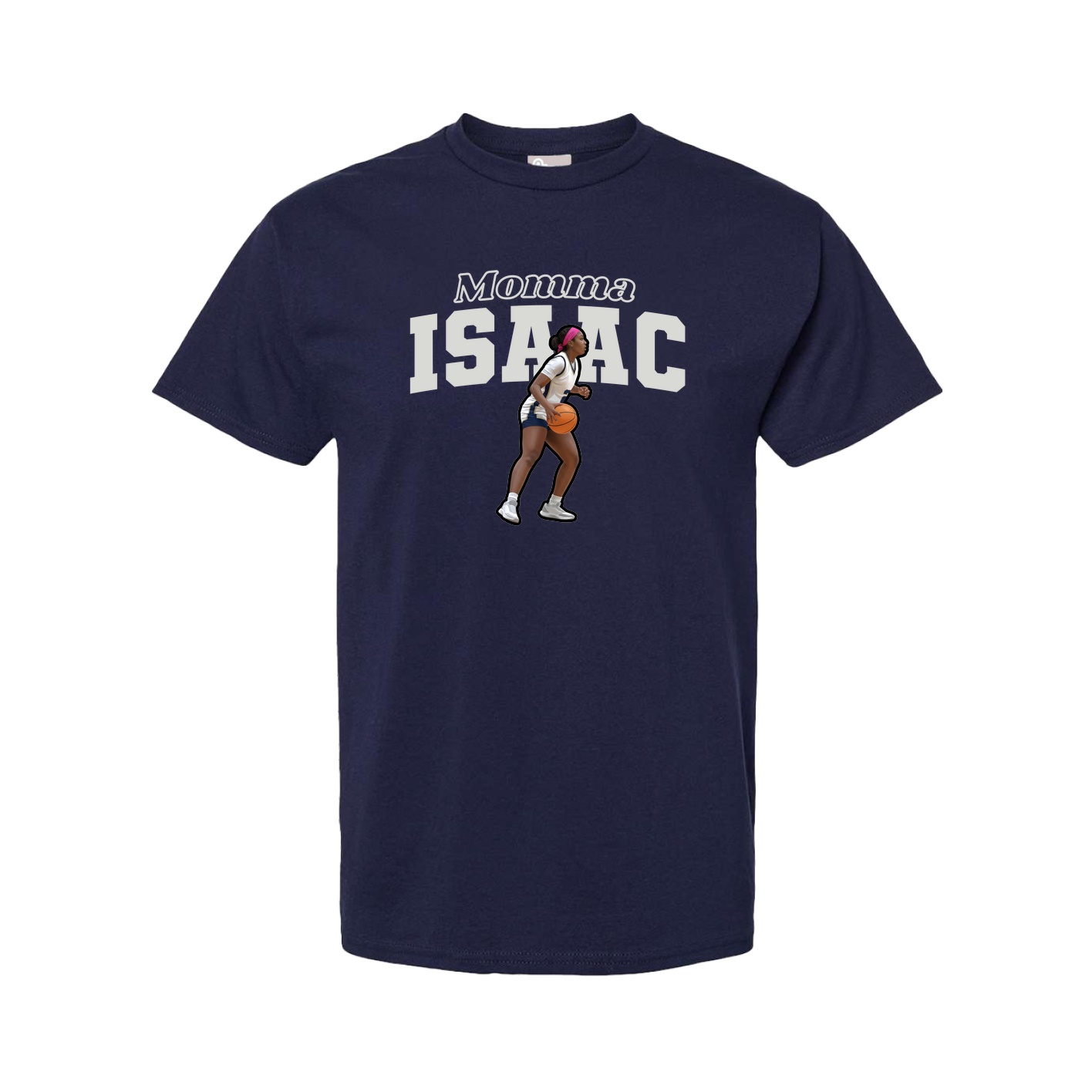 Youth Tee — Mothers Day Block in Navy