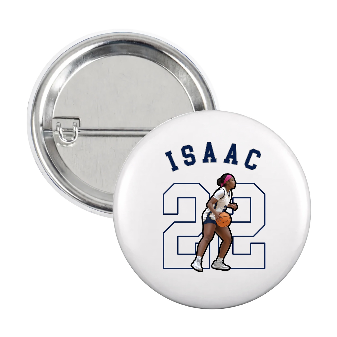 Game Day Button — Shirsey Arch in White