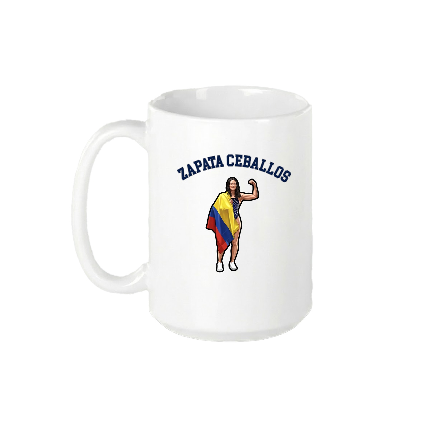 15oz Coffee Mug — Shirsey Arch in White