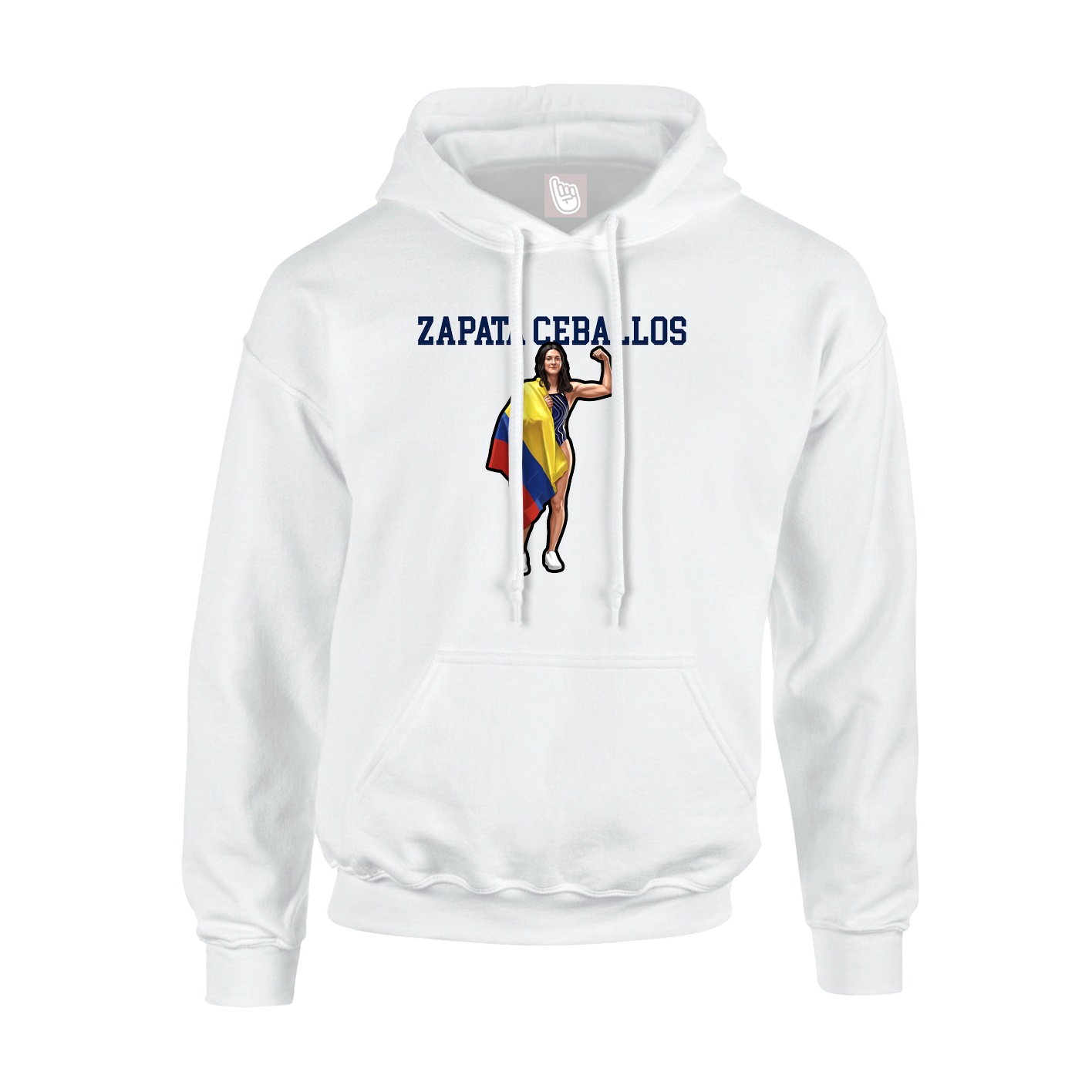 Hoodie — Shirsey in White