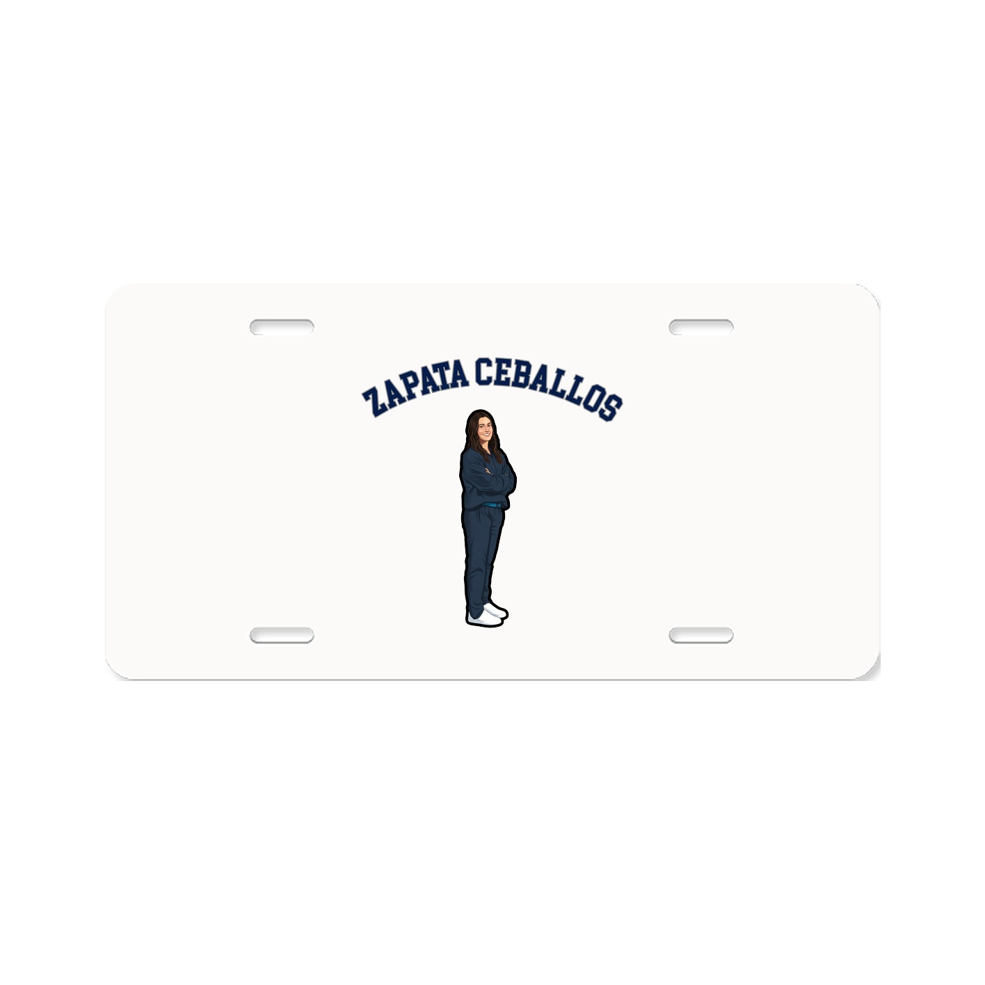License Plate — Shirsey Arch in Classic