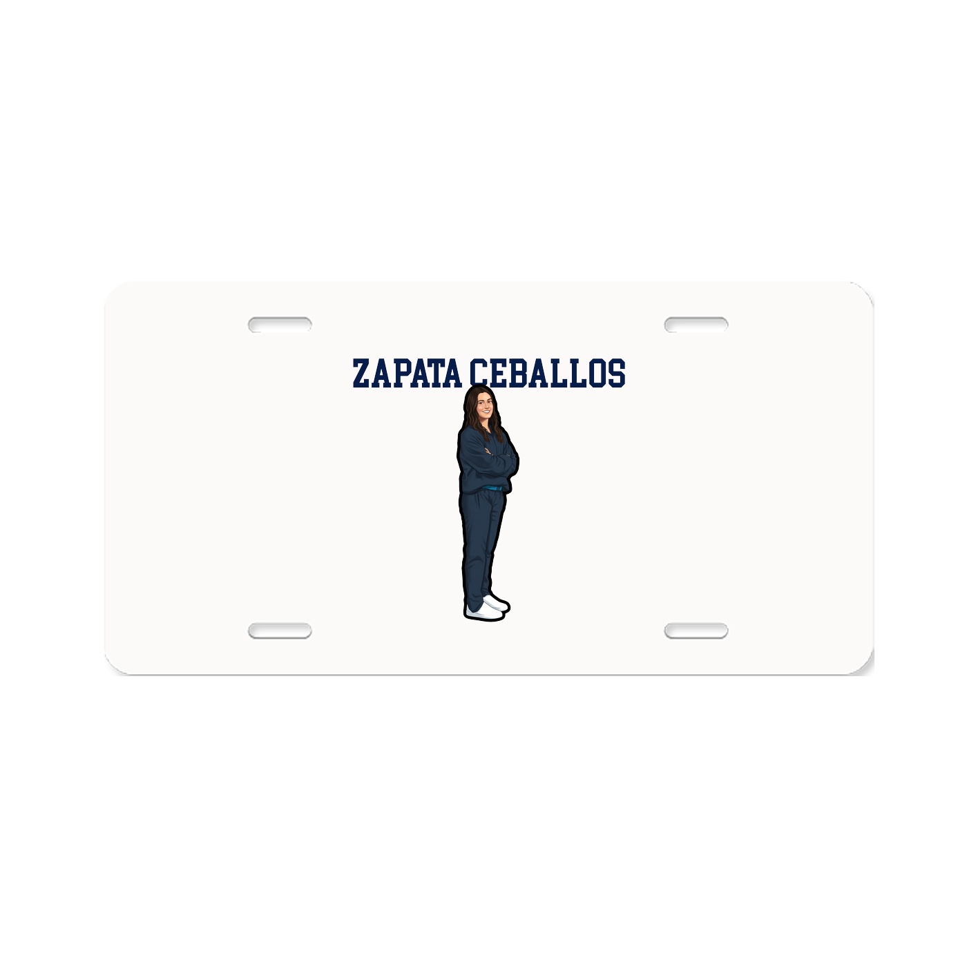 License Plate — Shirsey in Classic