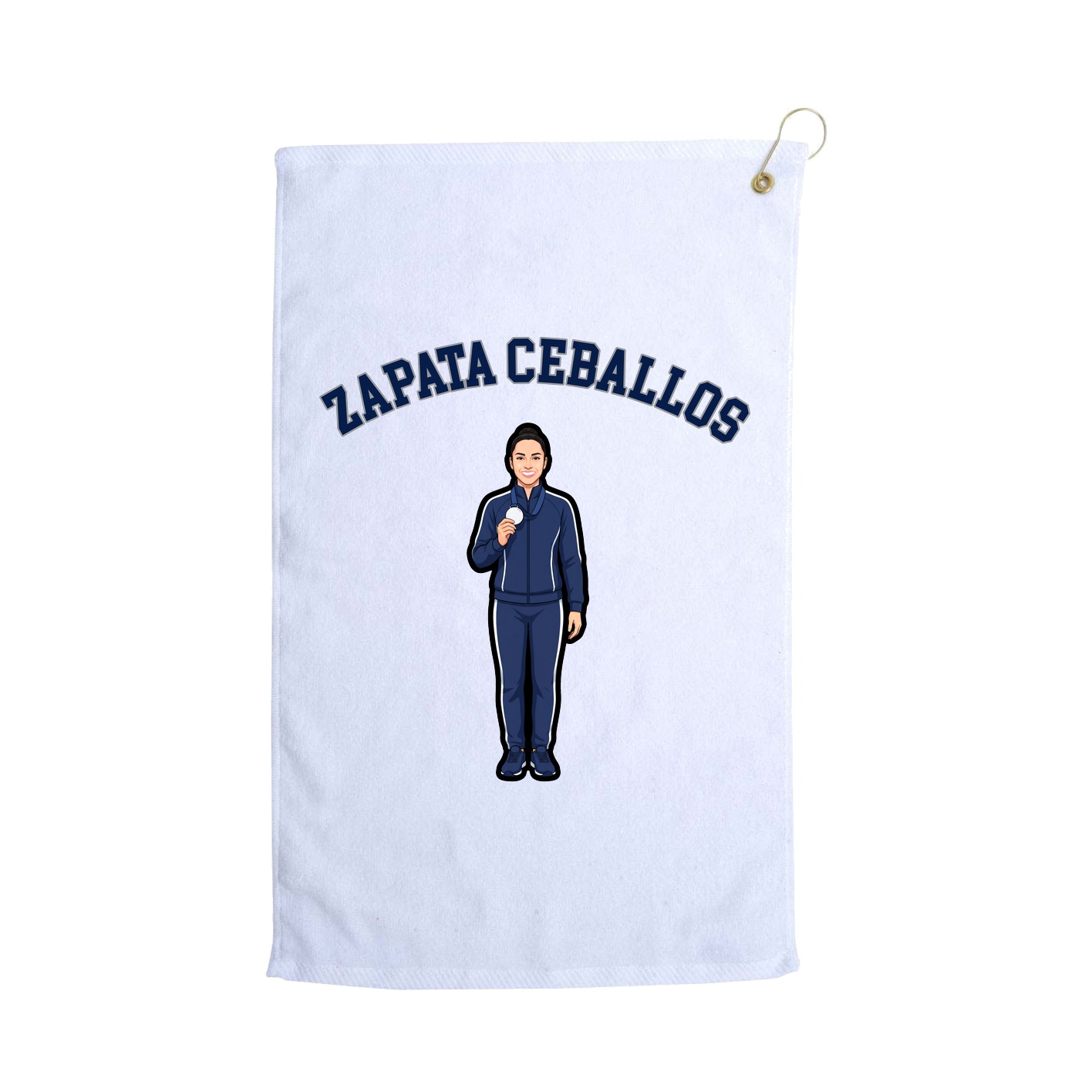 Golf Towel — Shirsey Arch in White
