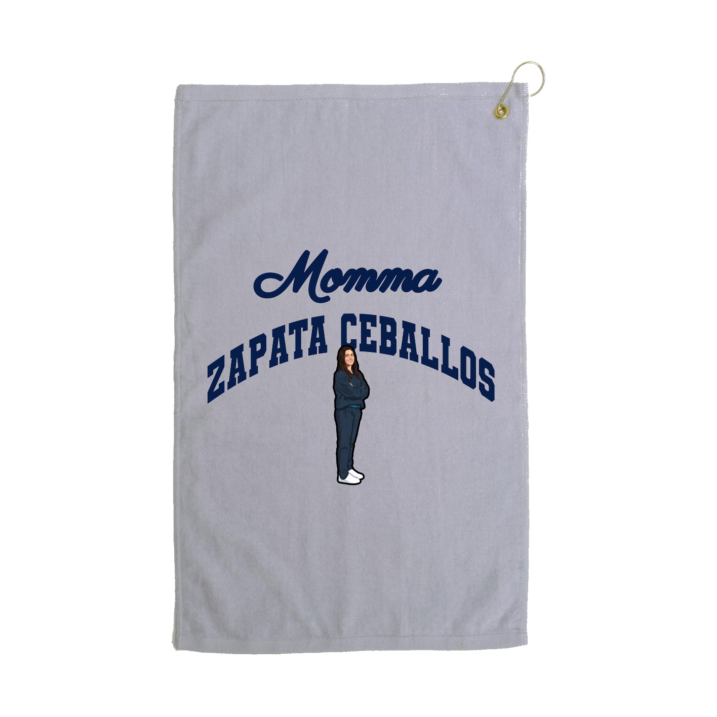 Golf Towel — Mothers Day Arch in Grey