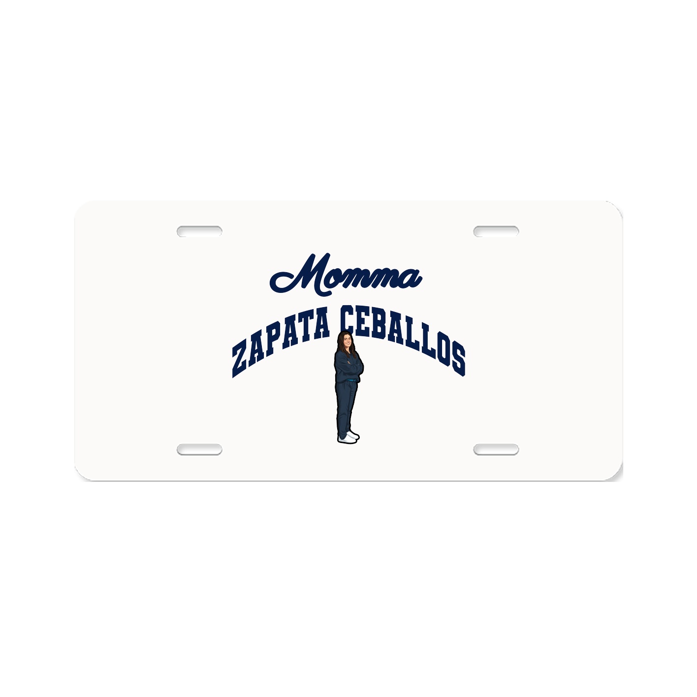 License Plate — Mothers Day Arch in Classic