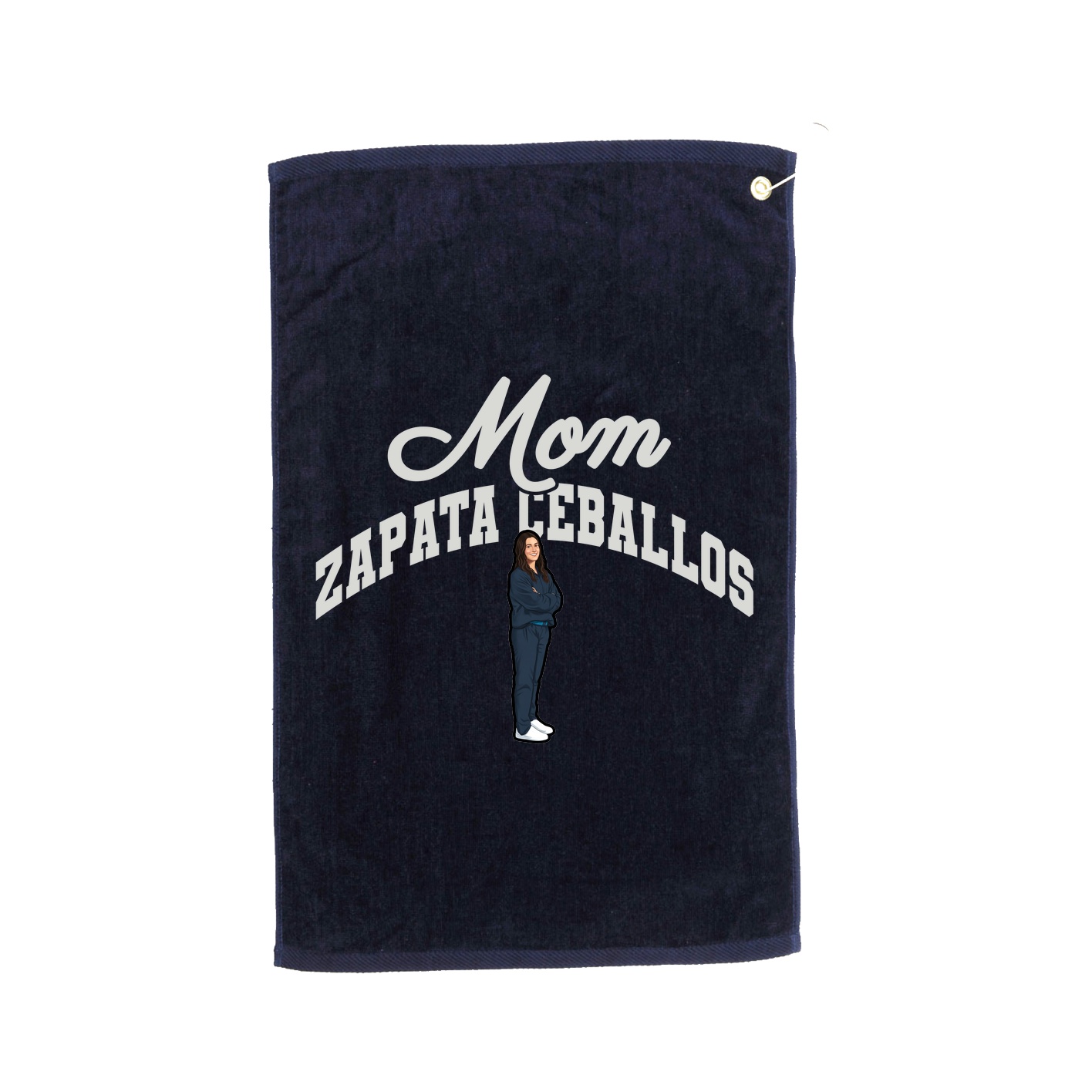 Golf Towel — Mothers Day Arch in Navy