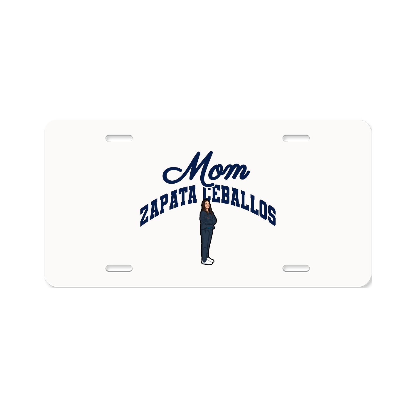 License Plate — Mothers Day Arch in Classic