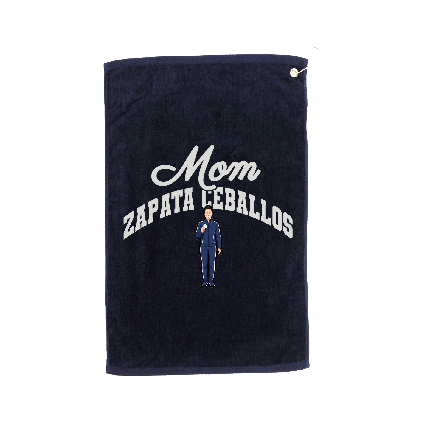 Golf Towel — Mothers Day Arch in Navy