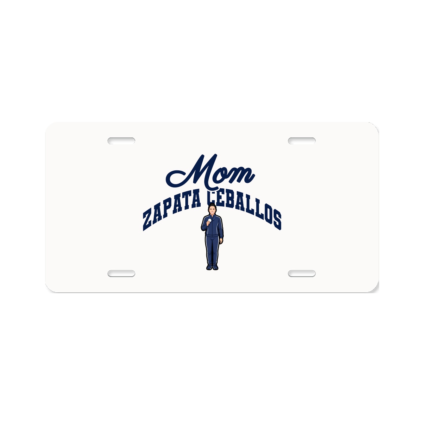 License Plate — Mothers Day Arch in Classic