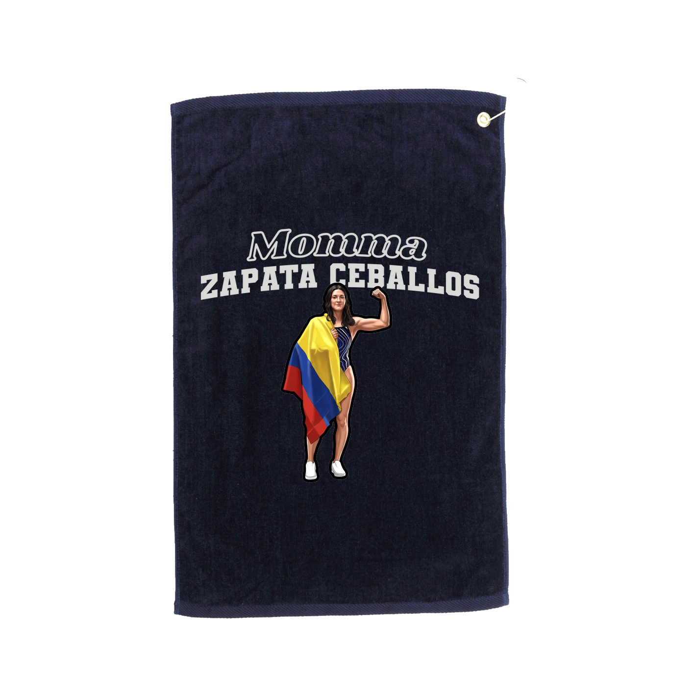 Golf Towel — Mothers Day Block in Navy