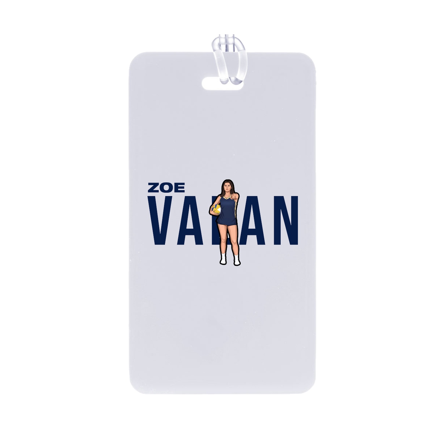 Bag Tag — Player Name in Classic
