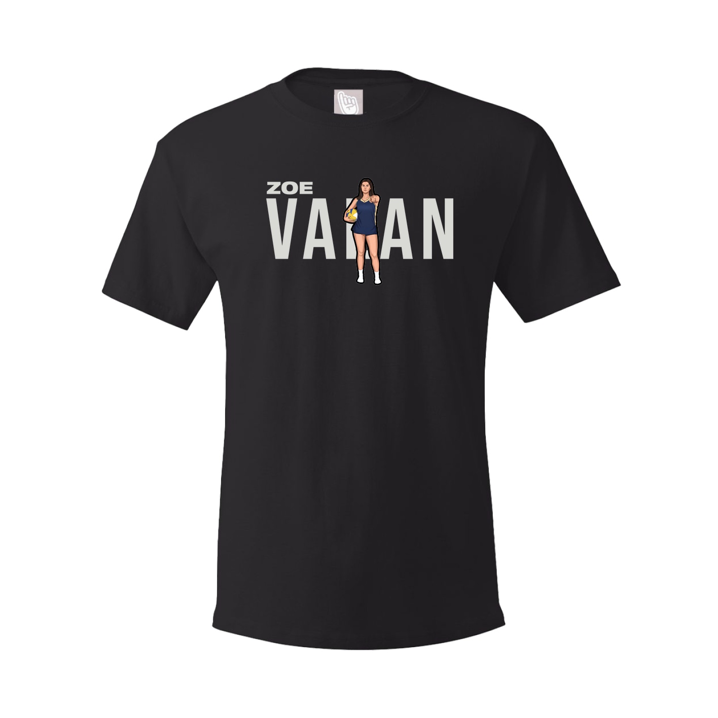 Tee — Player Name in Black