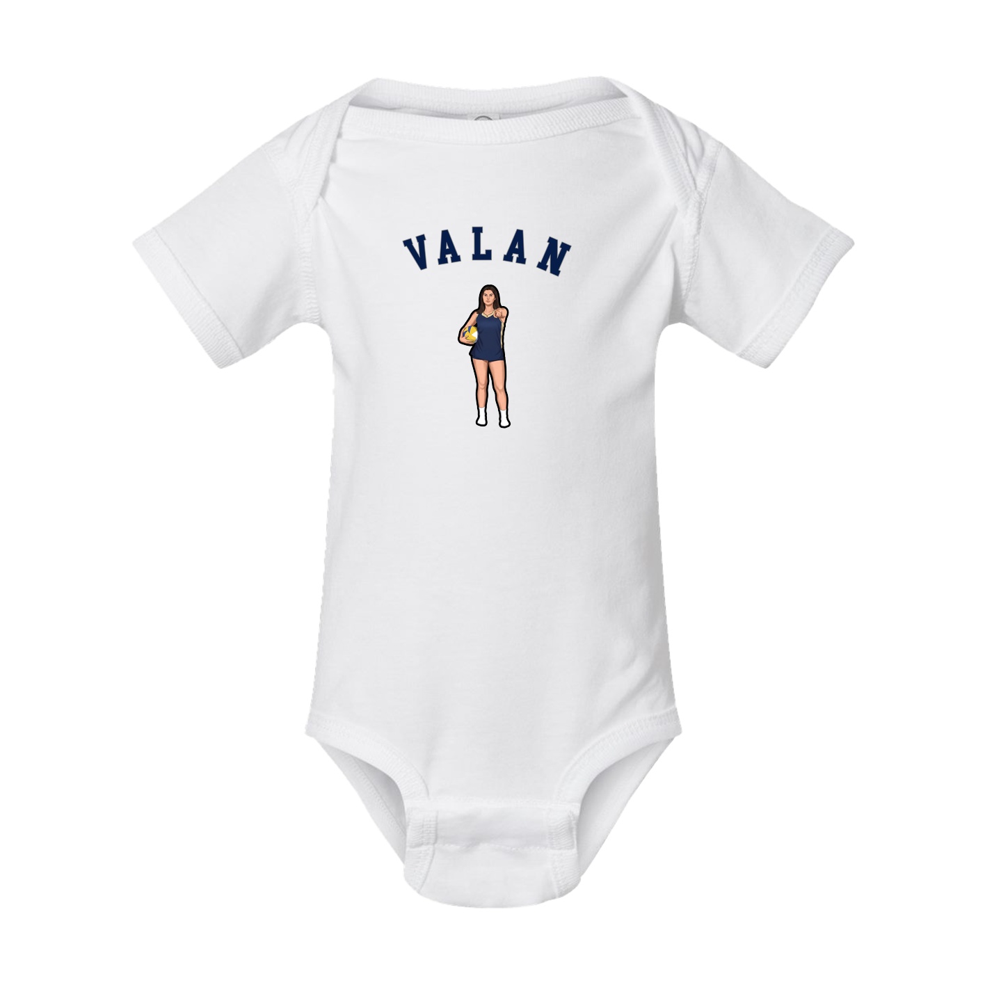 Baby Onesie — Shirsey Arch in White