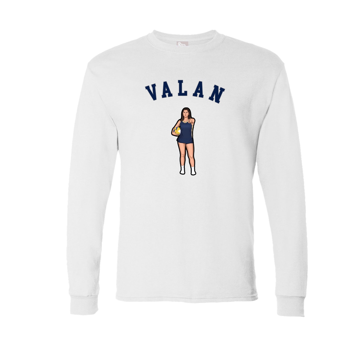 Long Sleeve Tee — Shirsey Arch in White