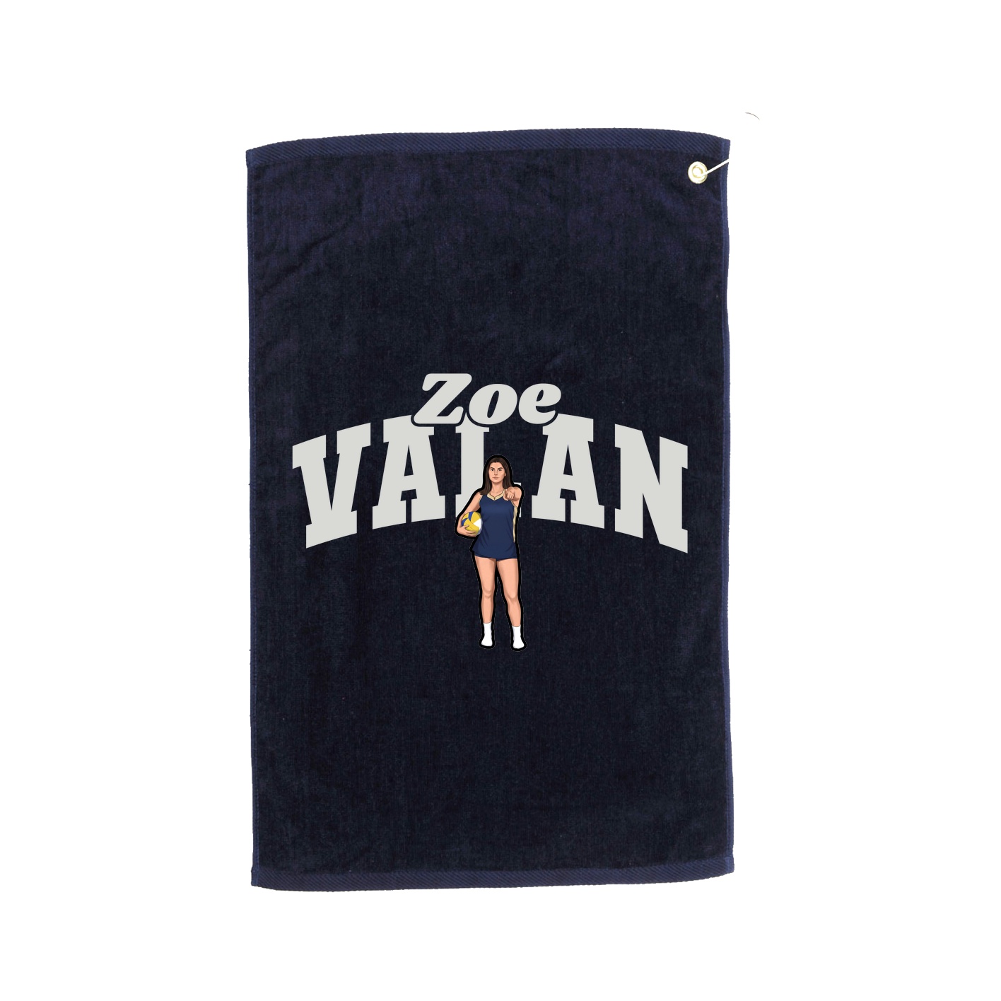 Golf Towel — Signature Arch in Navy
