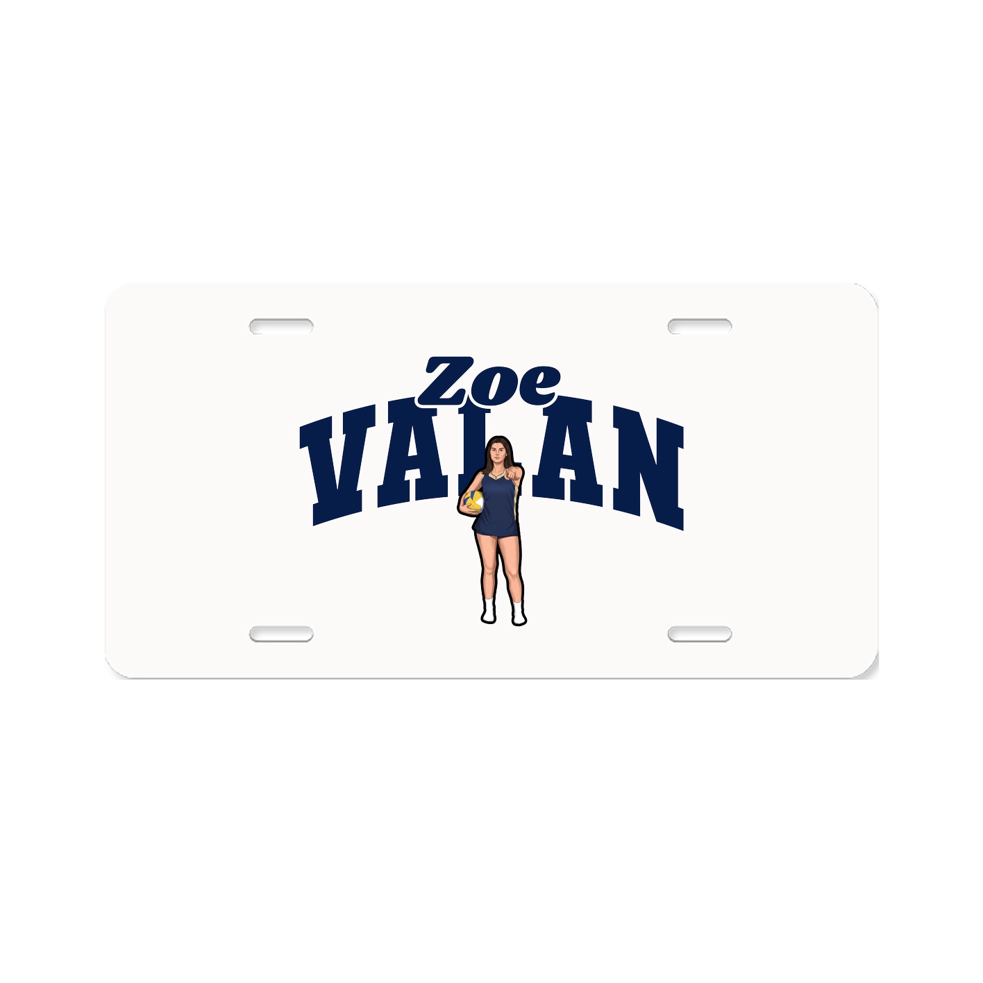 License Plate — Signature Arch in Classic